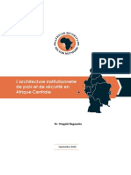 L - Architecture Institutionnelle de Paix Et de Sécurité en Afrique Centrale