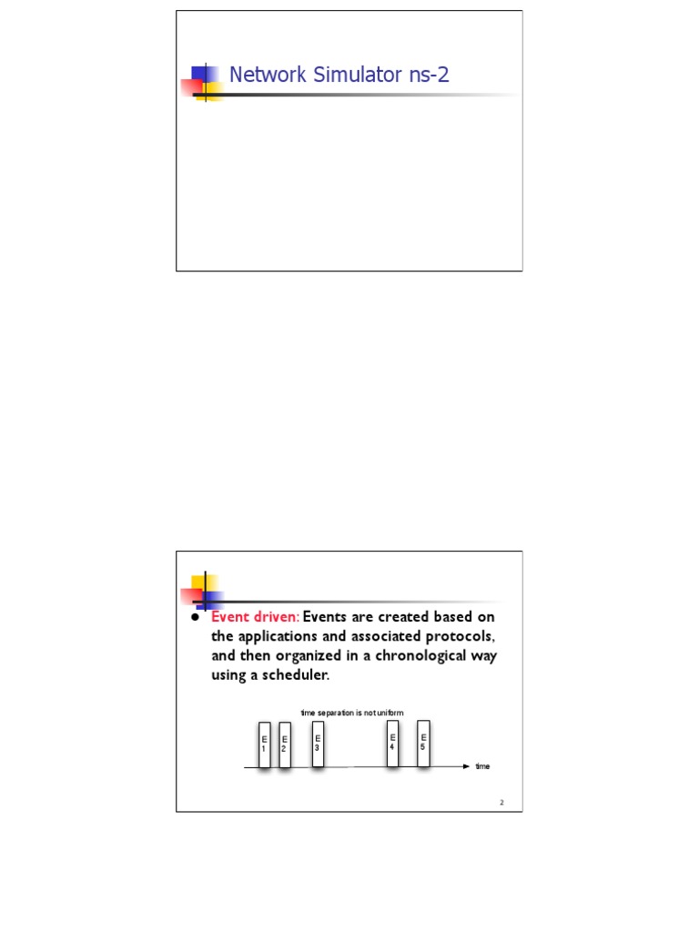 NS-2 Tutorial: Network Simulation Basics | PDF | Computer Network ...