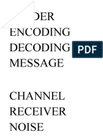 Sender, Encoding, Decoding, Message, Channel, Receiver, Noise - Communication Basics