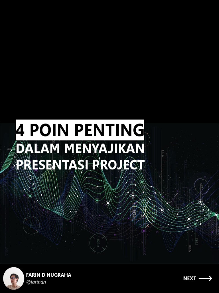 Poin Penting Presentasi Project | PDF