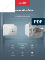 Wireless Wire Cube: A 2 GB/S 60 GHZ Aggregate Link With A 5 GHZ Failover. Forget About Wires or Downtime!