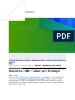 Business Letter Format and Example: Create Account / Sign in
