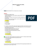 Soal Uas Biosel A PDF