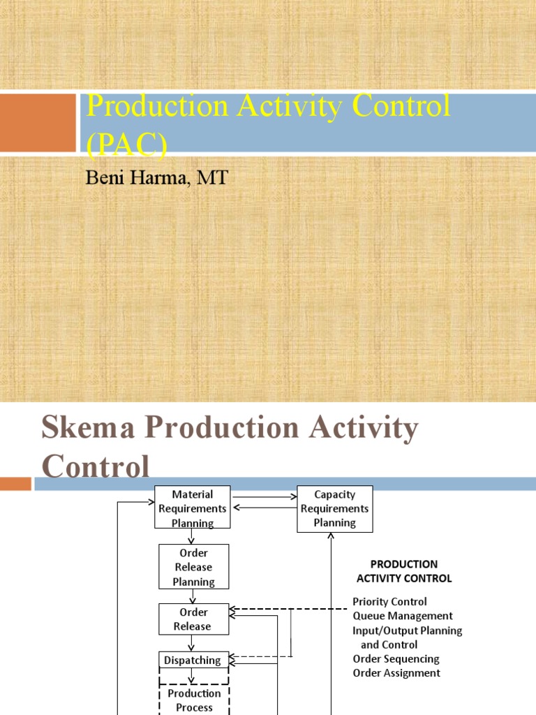 Kontrol Aktivitas Produksi (PAC) | PDF