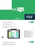 Talk Pad AAC Device PDF