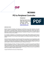 MCS9865 PCI To Peripheral Controller: Datasheet