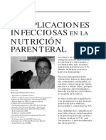 Complicaciones Infecciosas en La Nutricion Parenteral PDF