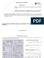 Prueba Logica y Analisis