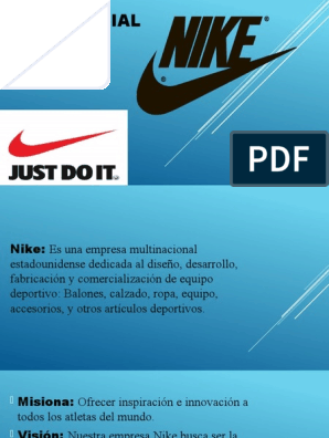 cebolla Pronombre duda Empresa de Nike | PDF