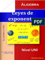 1.-LEYES DE EXPONENTES