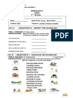 Adequacy Quiz 7 Grade: Escuela Básica Francisco Forgione 12761-2