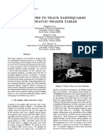 Using Tensors To Track Earthquakes On Hydraulic Shaker Tables