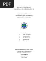 Download LAPORAN PENGAMATAN PENGGUNAAN TEORI BELAJAR DI SD by Kurnia Septa SN48195363 doc pdf