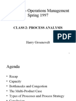 OMG 402 - Operations Management Spring 1997: Class 2: Process Analysis