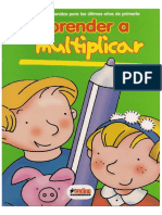 Aprende A Multiplicar PDF