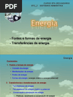 ENERGIA - Fontes, Formas e Transferências