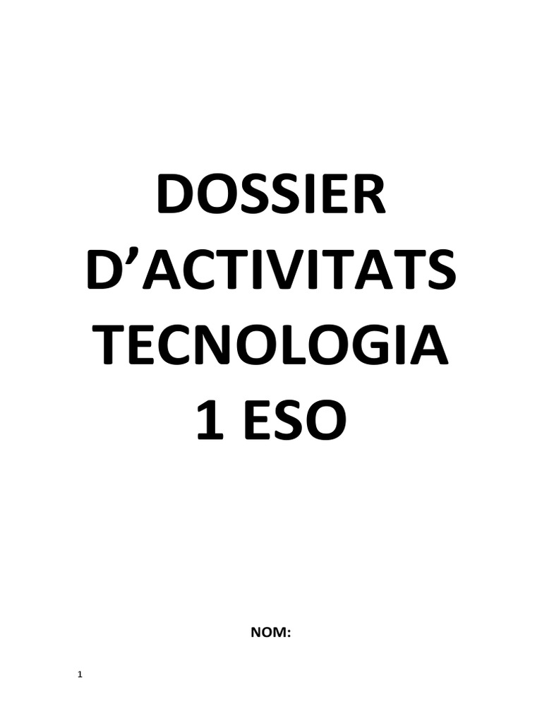 Dossier Tecno | PDF