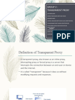Transparent Proxy