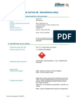 Alcohol 70°: 1.-Identificación de La Sustancia Química y Del Proveedor