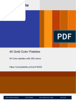 45 Gold Color Palettes 1 - 416453