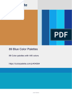 89 Blue Color Palettes 1 - 404364