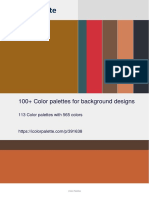 100+ Color Palettes For Background Designs