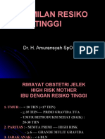 Riwayat Obstetri Jelek