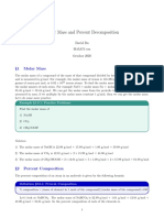 Molarmass PercentDecomposition