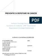 Preventie si depistare in cancer