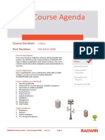 RADWIN Course Agenda - PTP 2 Days Ver 2.0 PDF