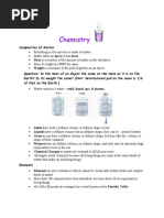 Chemistry: Composition of Matter