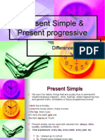 Present Simple and Continuous Flashcards