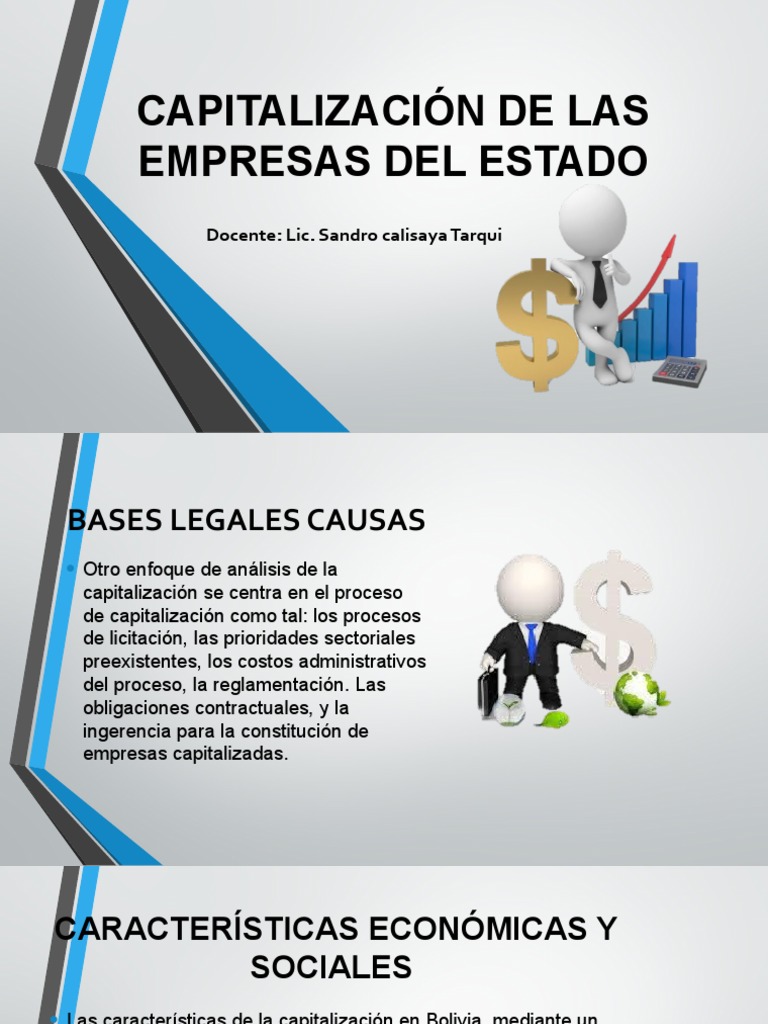 Capitalización de Empresas en Bolivia | PDF | Pensión | Finanzas (general)