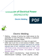 Utilization of Electrical Power: Electric Welding