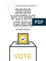 2020 Voting Guide - Printer-Friendly Version