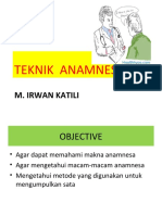 Teknik Anamnesa - 1