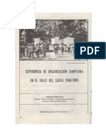 Experiencia de Organizacion Campesina en El Valle Del Cauca (1960-1980)
