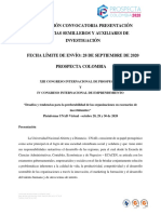Convocatoria Ponencias Semilleros - Ampliación Fecha PDF