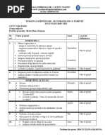 tematica sedinte cu parintii 2020 -2021