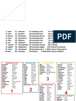 Number and Adjectives