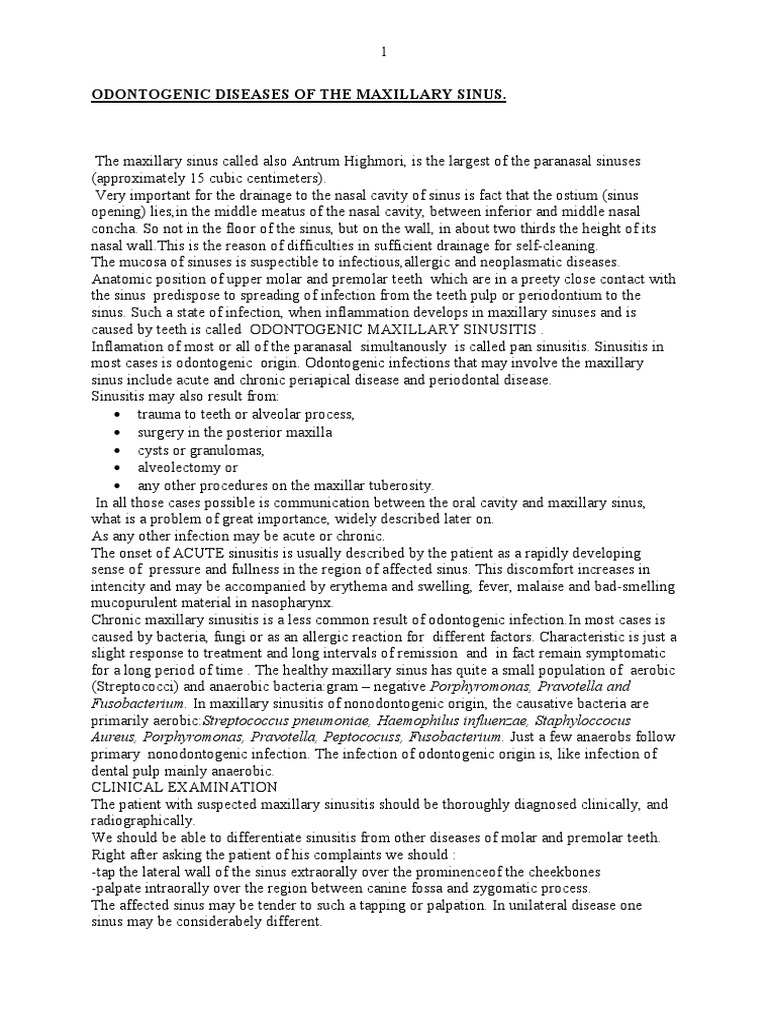 Maxillary Sinus Chemotherapy Extractions PDF PDF PDF Human Tooth