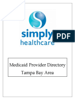 Medicaid Provider Directory Tampa Bay Area