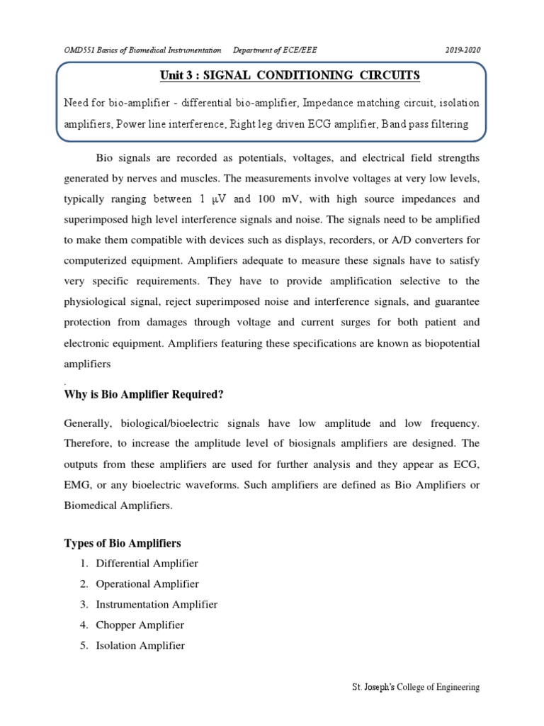 Unit 3 Notes Pdf Pdf Electrical Impedance Amplifier