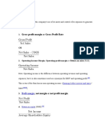 Gross Profit Margin or Gross Profit Rate: Profitability Ratios