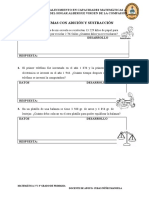 PROBLEMAS CON ADICIÓN Y SUSTRACCIÓN 3 y 4 de Primaria