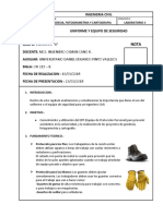 Laboratorio 1-Uniforme y Equipo de Seguridad