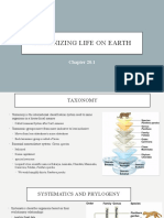 Organizing Life on Earth