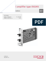 Proportional Amplifier Type EV22K5: Product Documentation