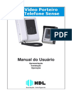 manual técnico vídeo porteiro HDL
