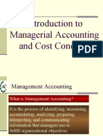 Introduction To Managerial Accounting and Cost Concepts